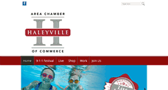 Desktop Screenshot of haleyvillechamber.org